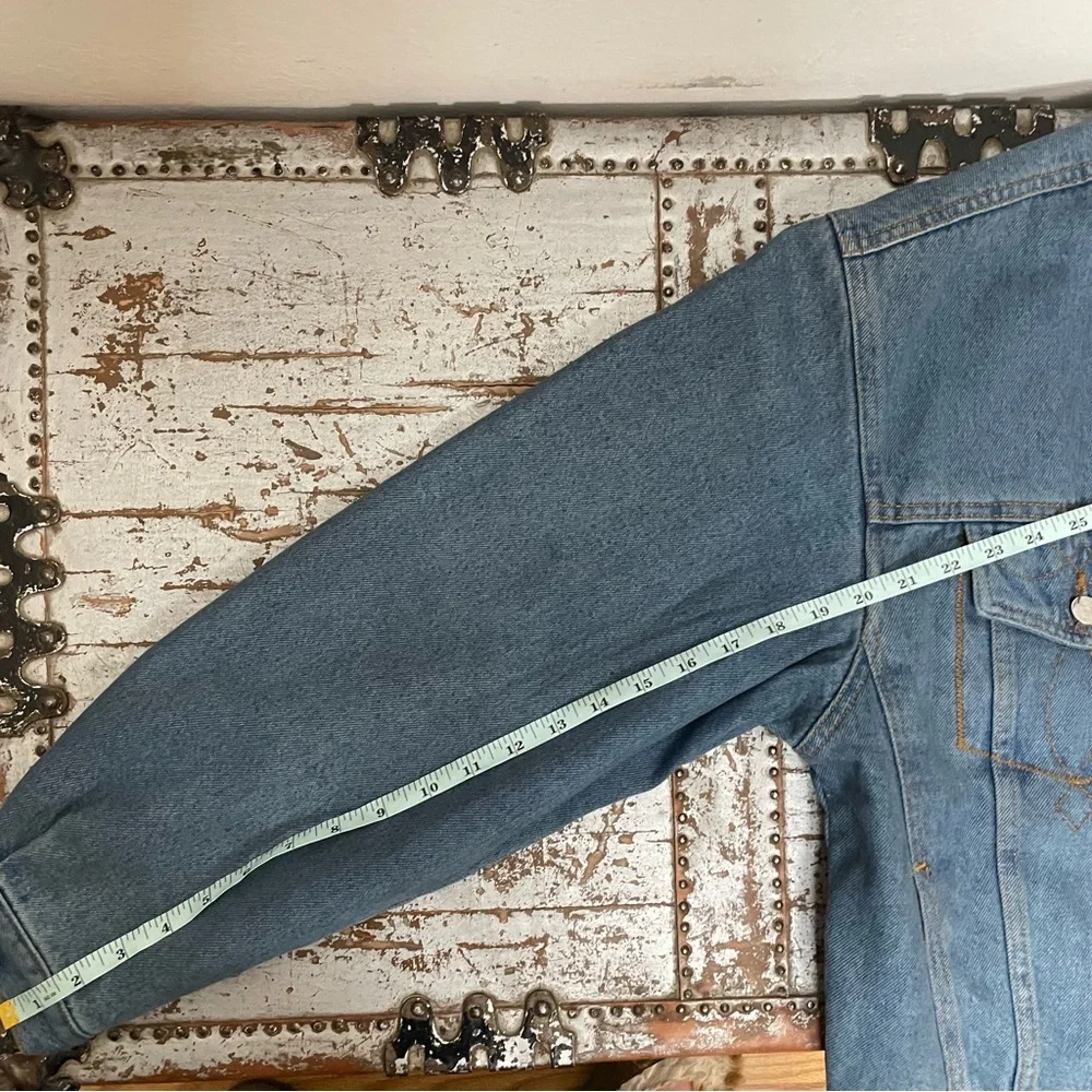 Authentic National Outfitters Vintage Sherpa Denim Jacket